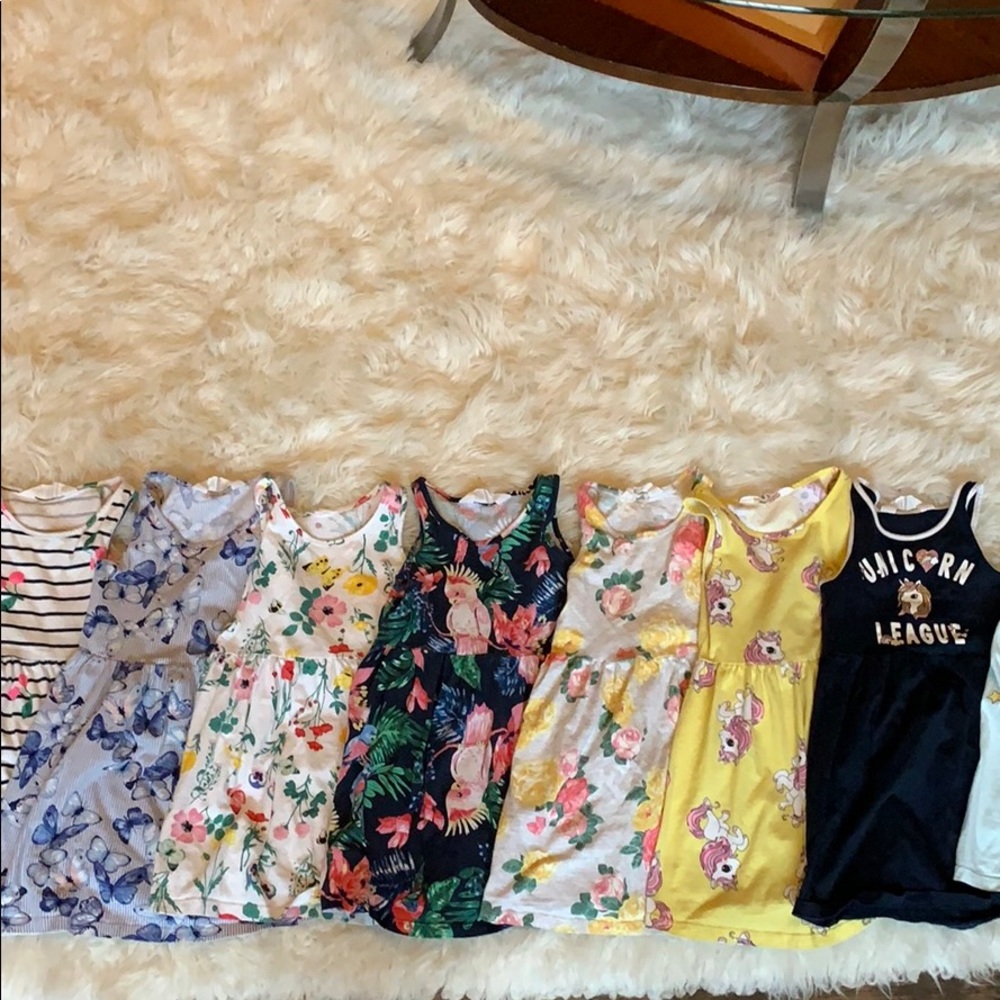 Bundle of 9 tank dresses
